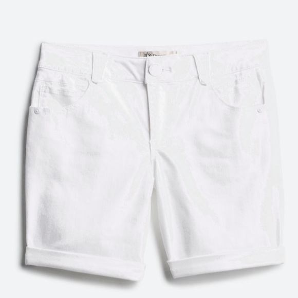 Democracy Pants - Democracy Ab Solution White Jean Shorts